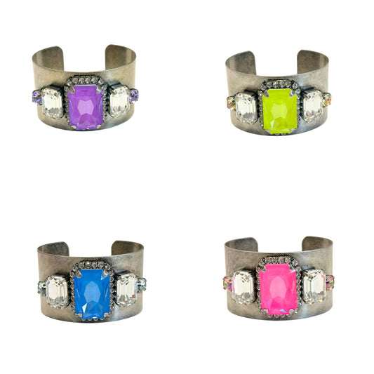 TOVA - The Glenn Bracelet in Antique Silver - Electrics (4 Colors)
