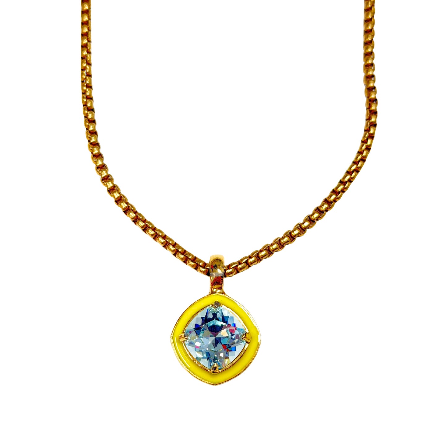 TOVA - Dakota Pendant Necklace - Yellow
