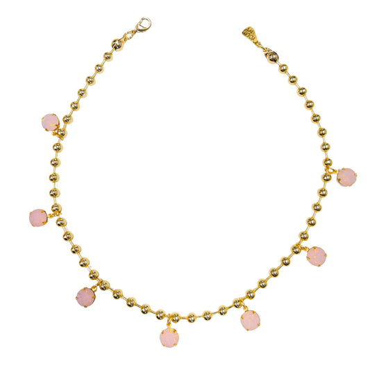 Yochi - The Dorothy Necklace in Light Pink