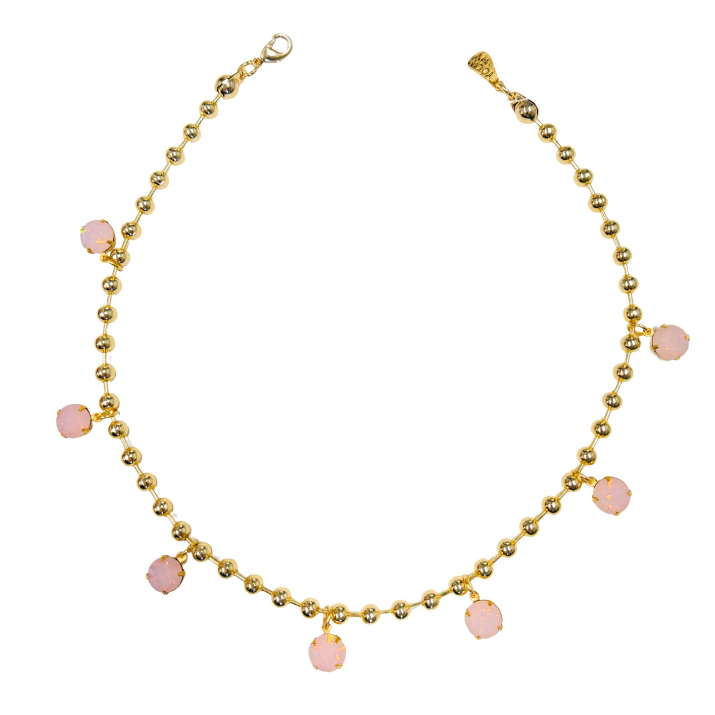 Yochi - The Dorothy Necklace in Light Pink
