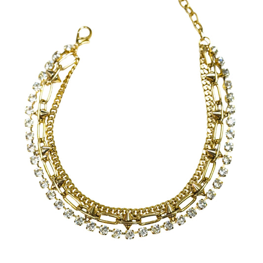 TOVA - The Ender Necklace - Antique Gold