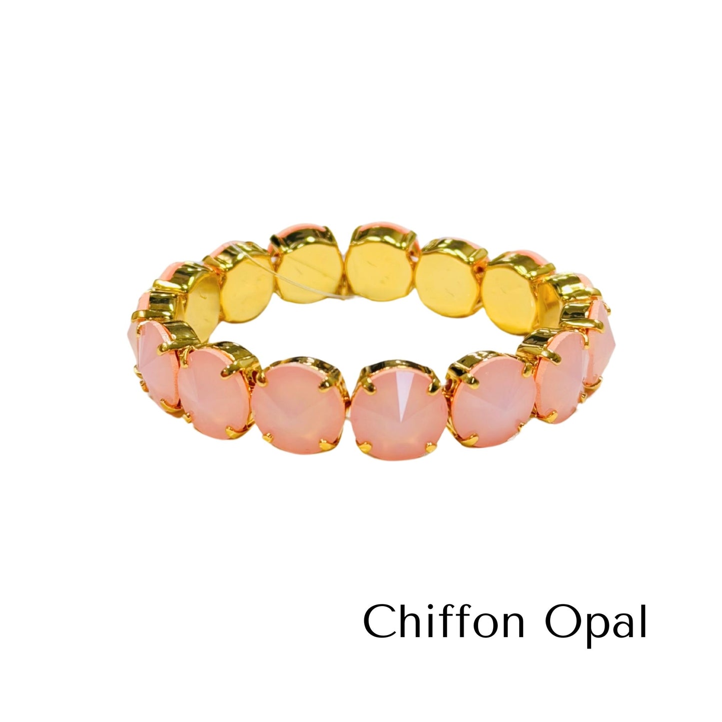 TOVA - Croatia Stretch Bracelet - Ultra White Opal Fairy Dust ( Colors)