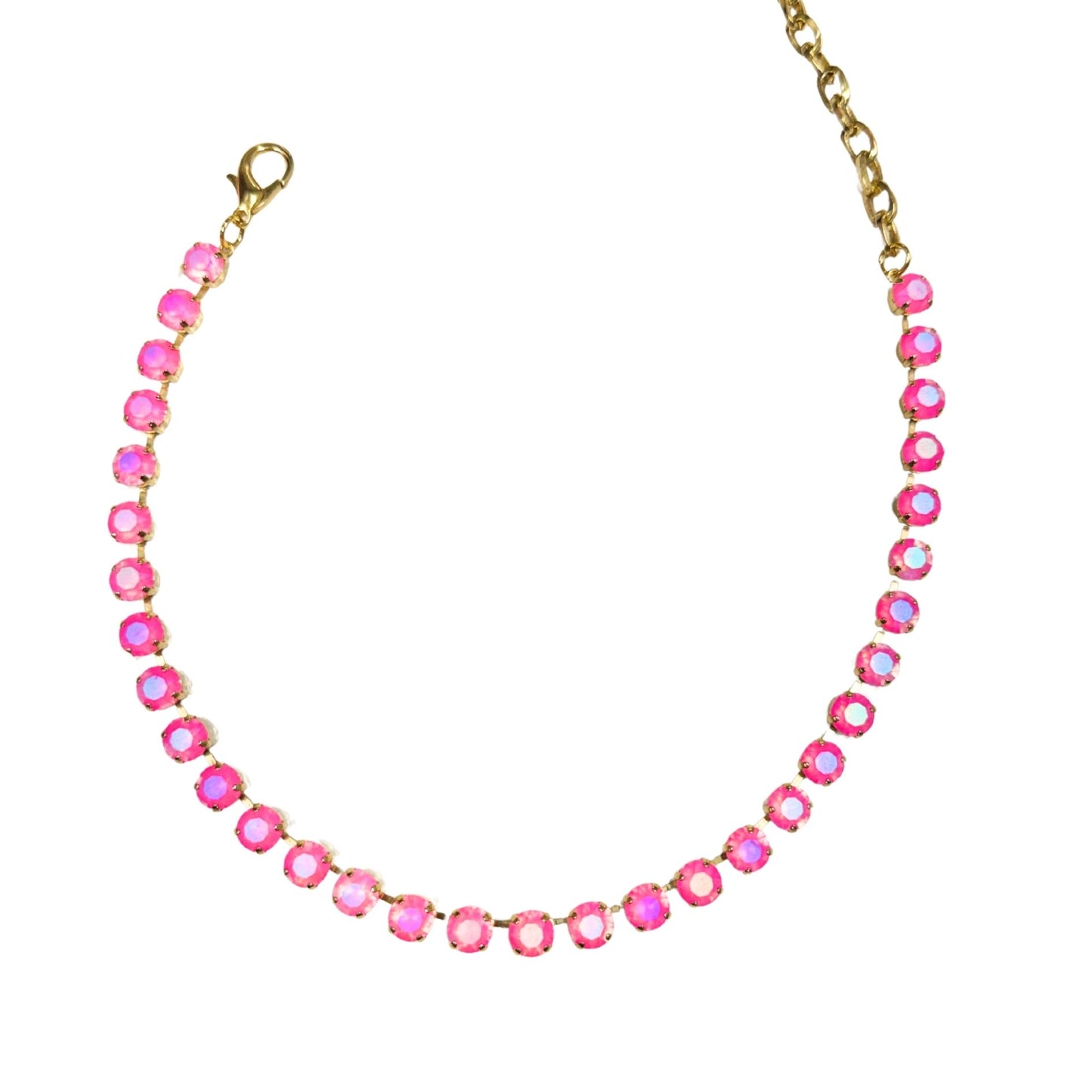 TOVA - Oakland Necklace in Electric Pink Ignite Frost
