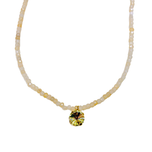 TOVA - The Paige Necklace in Lemon