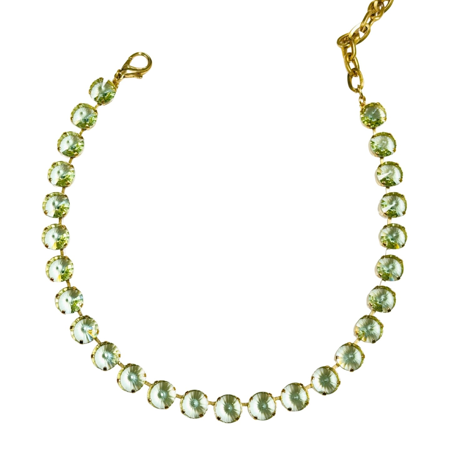 TOVA - The Sofia Necklace - Unfoiled Chrysolite
