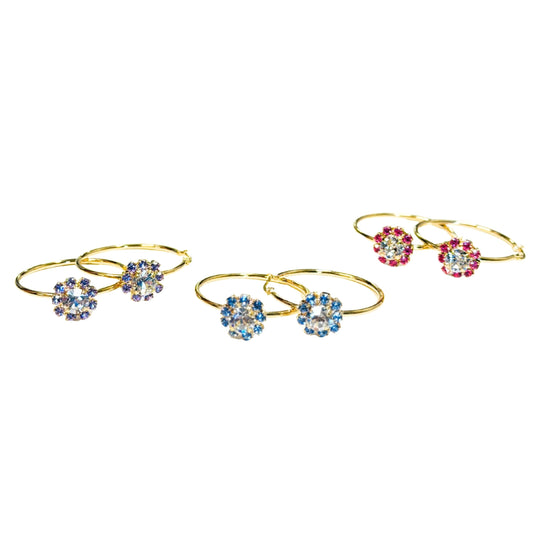 TOVA - Mini Bianca Hoops (4 colors)