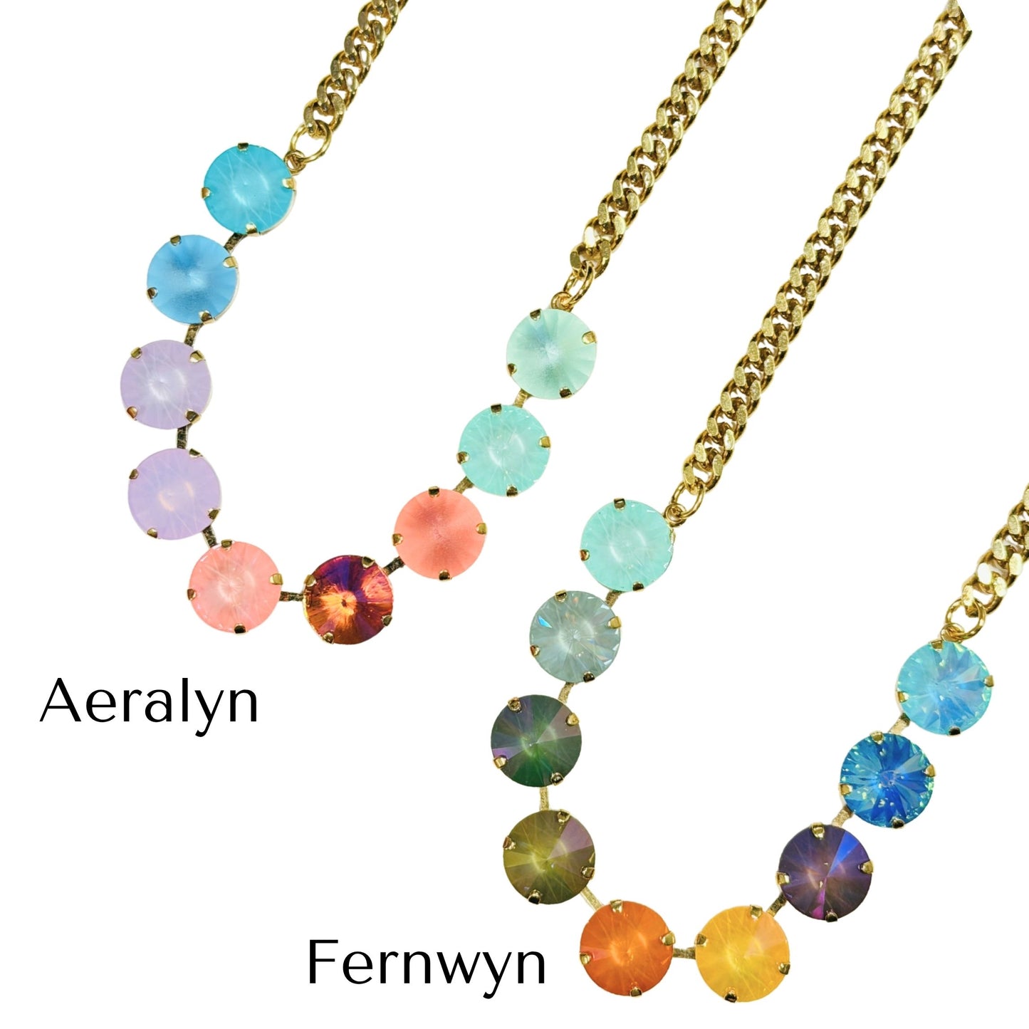 TOVA - The Mini Sofia Necklace in Iris (2 colors)
