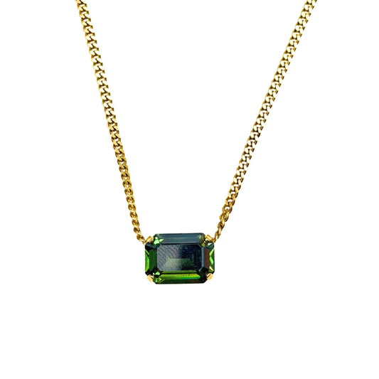 TOVA - The Rubin Necklace - Citrus Lime Luster