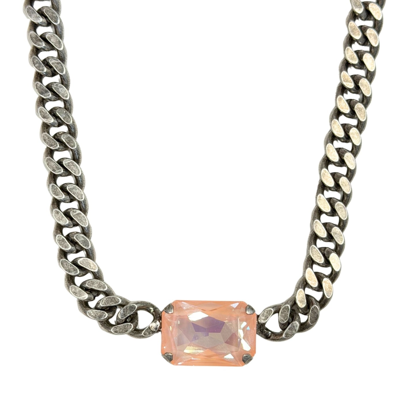 TOVA - The Darcy Necklace in Antique Silver - Ultra Chiffon