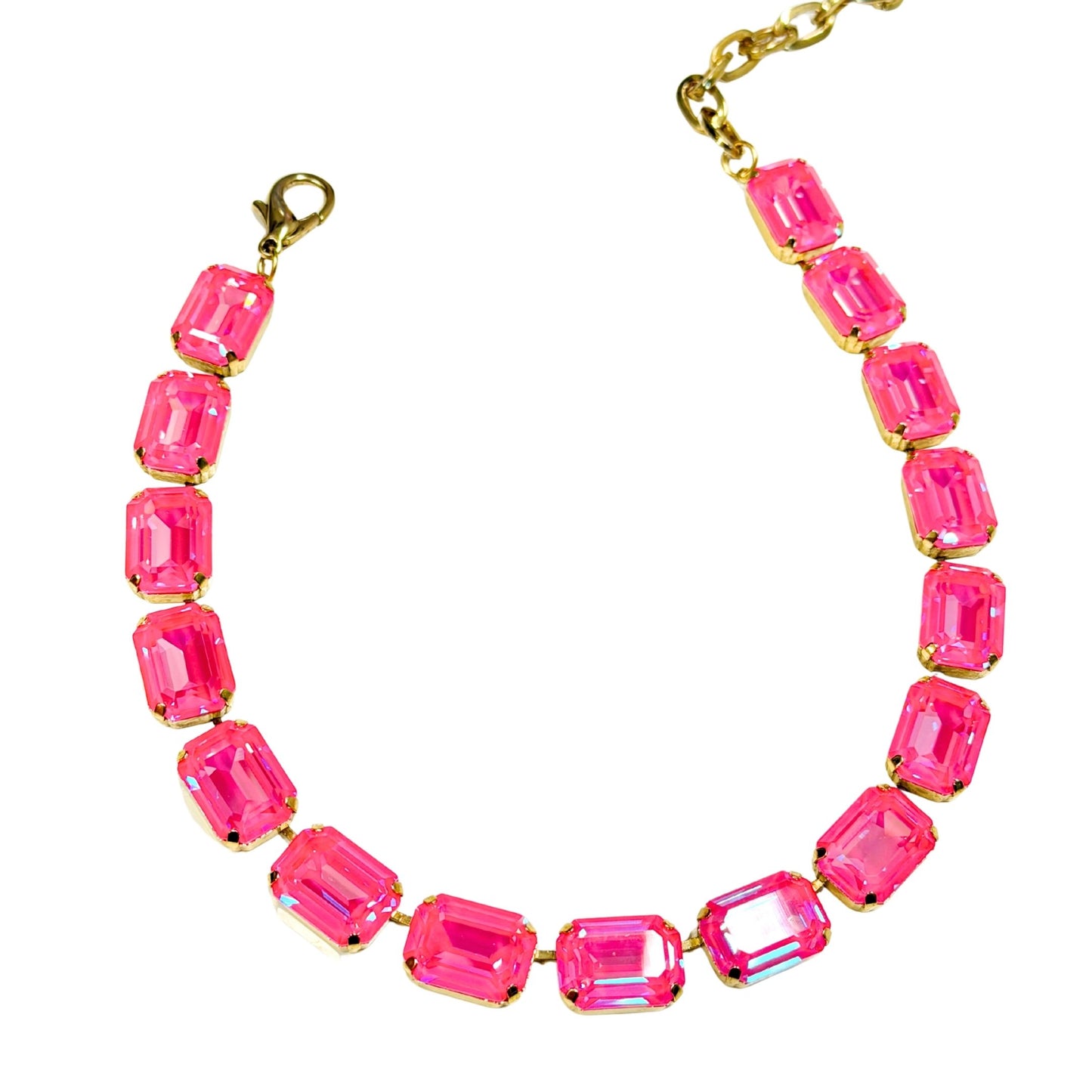 TOVA - The Kamala Necklace in Ultra Fuchsia Moon
