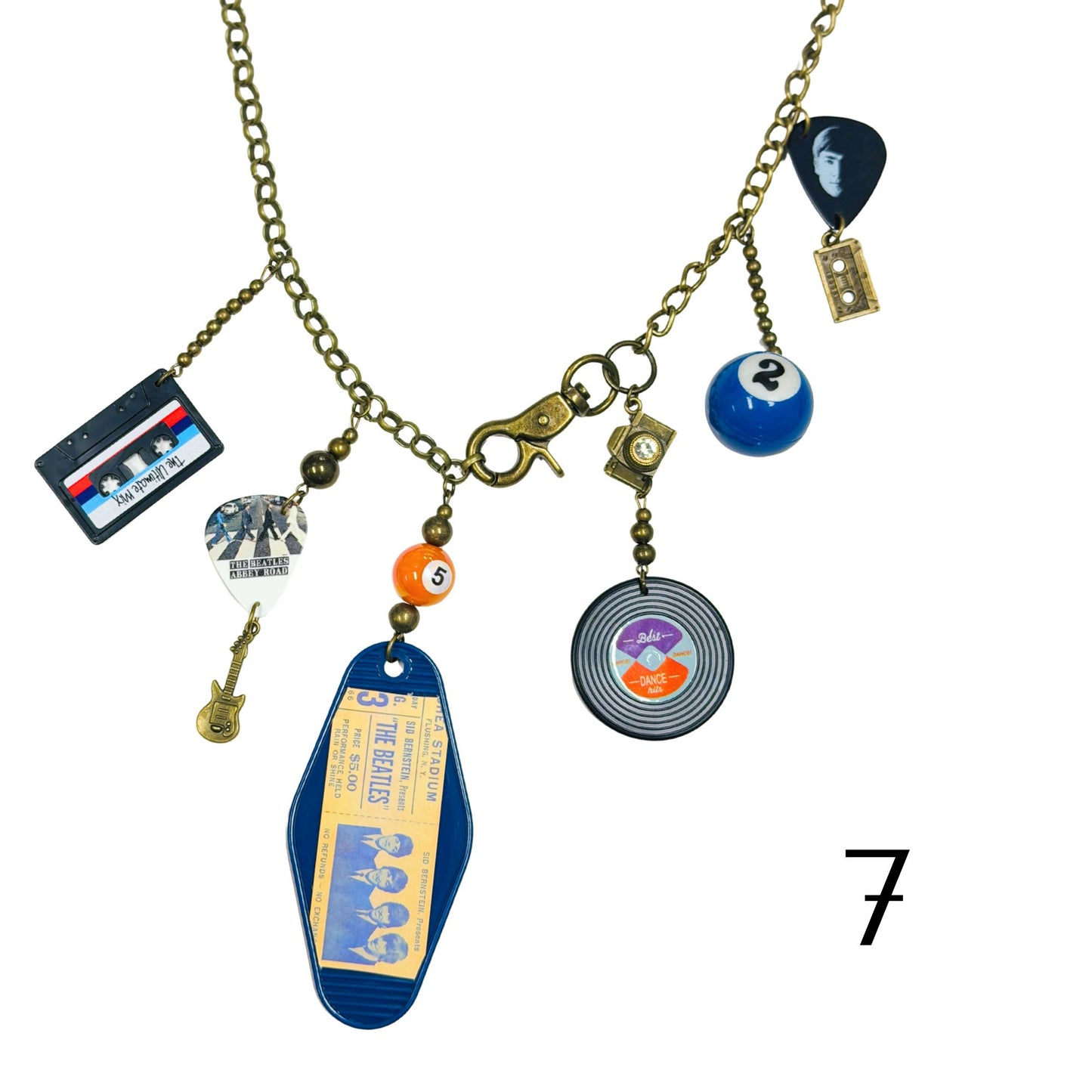 I Love Rock N Roll Charm'd Necklace