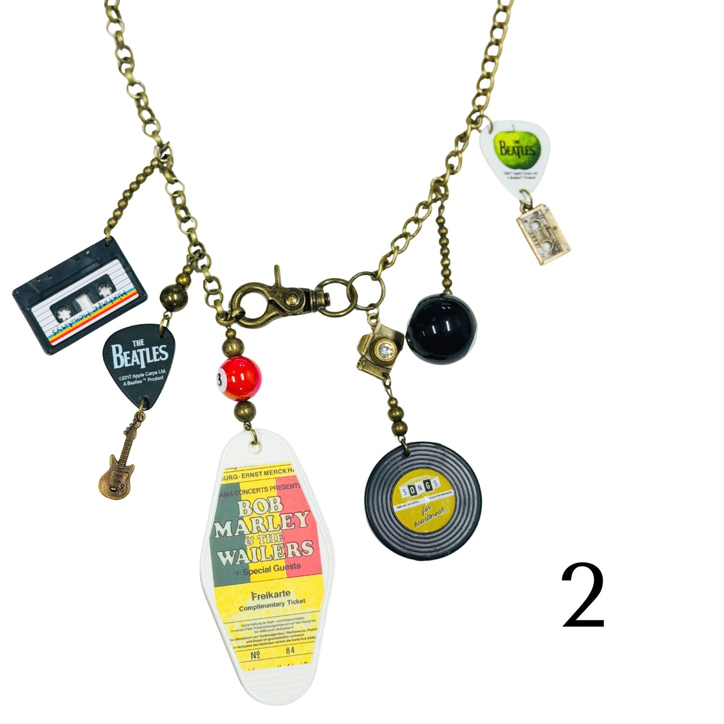 I Love Rock N Roll Charm'd Necklace