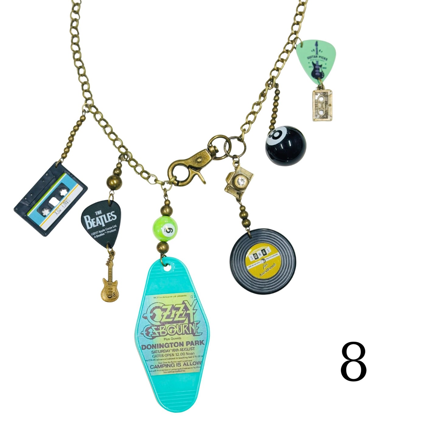 I Love Rock N Roll Charm'd Necklace
