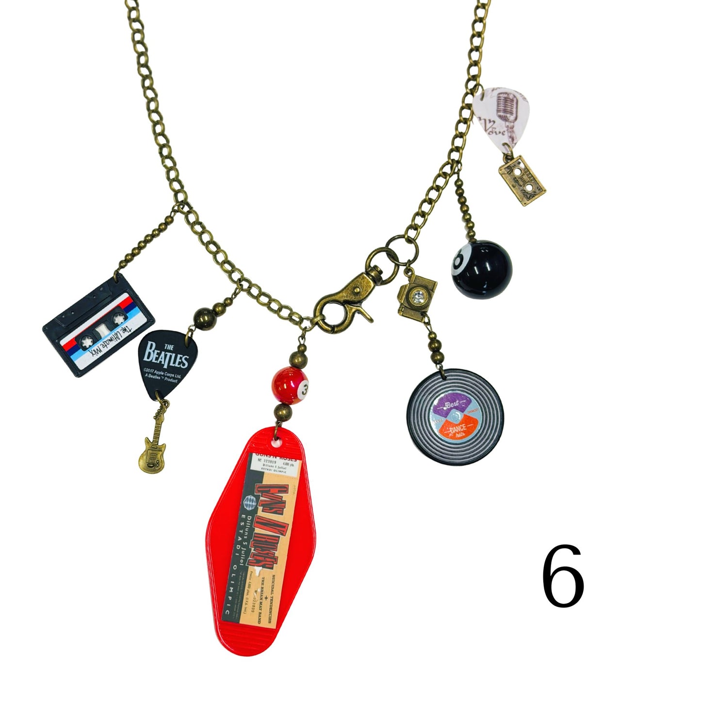 I Love Rock N Roll Charm'd Necklace