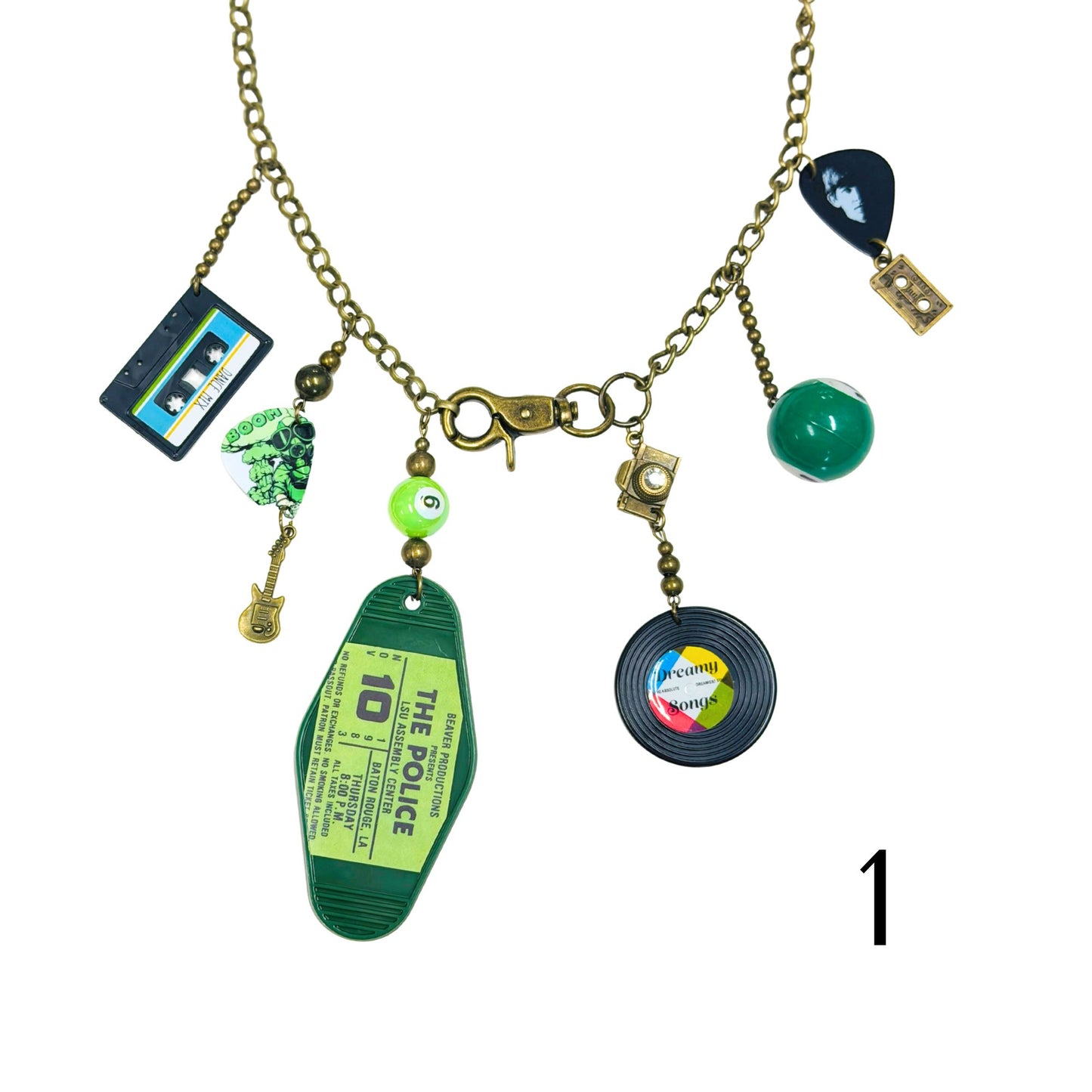 I Love Rock N Roll Charm'd Necklace