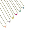 TOVA - Rhys Triangle Necklace in Ultras (7 Colors)