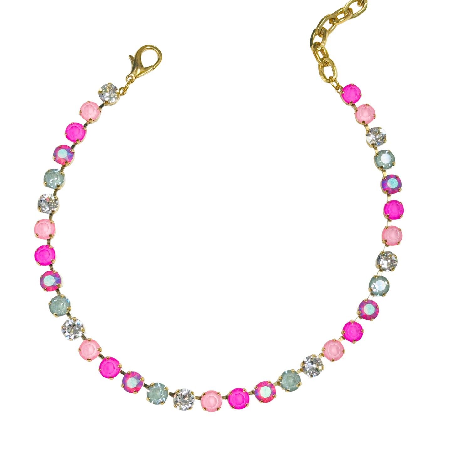 TOVA - The Oakland Necklace - Pink & Grey Mix