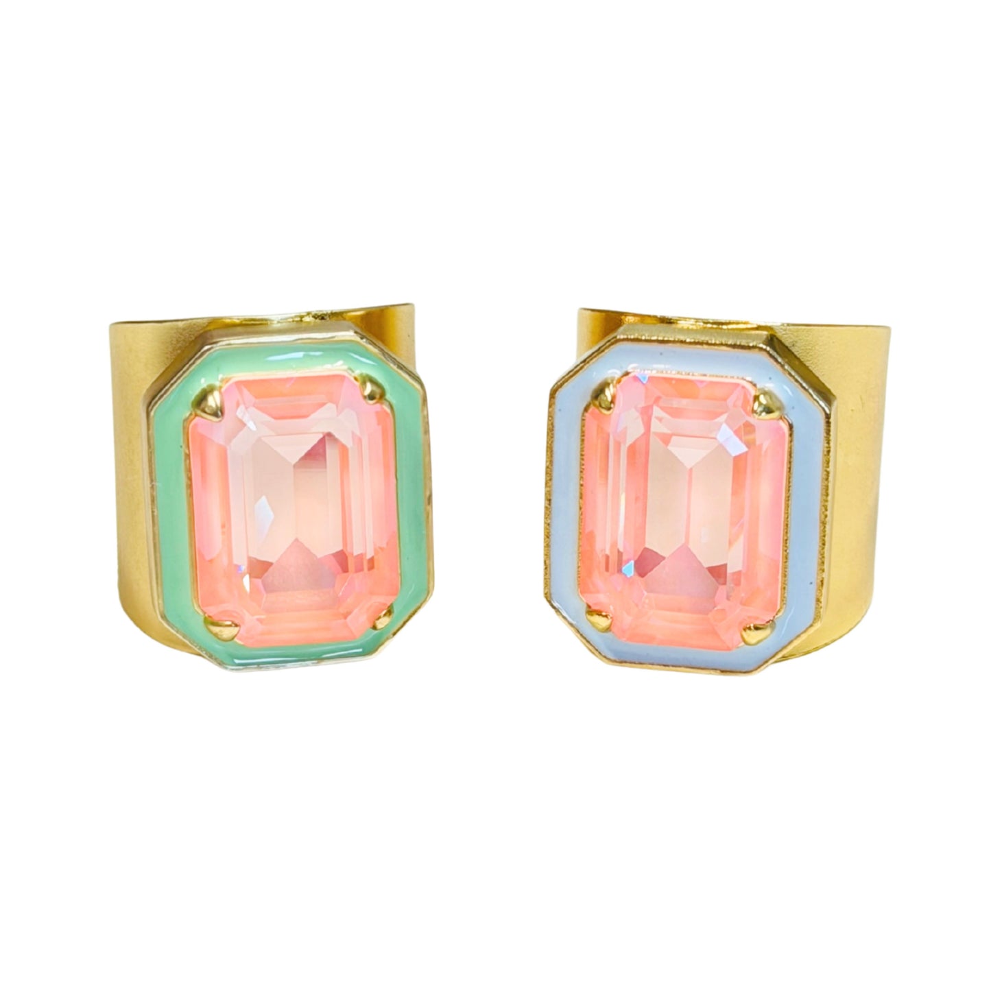 TOVA -The Big Dakota Ring in Coral (2 colors)