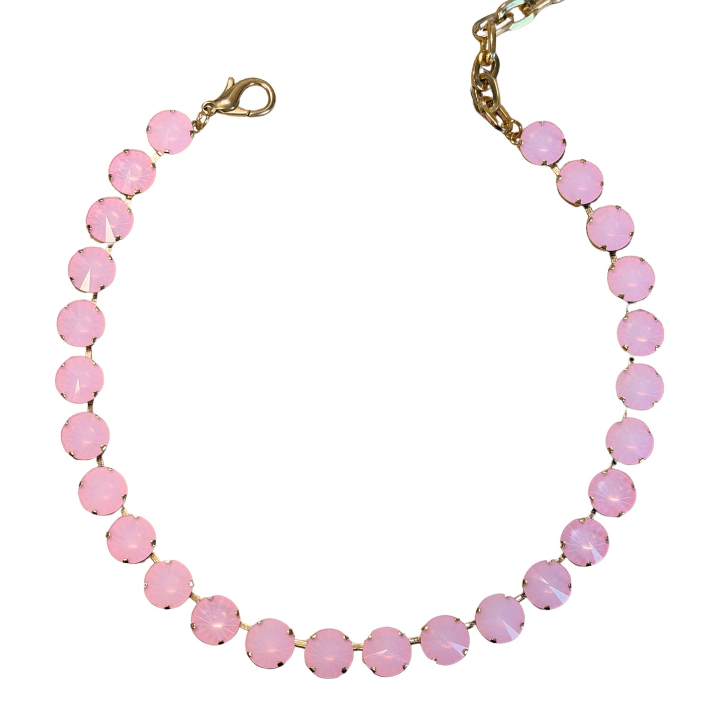 TOVA - Sofia Necklace in Ultra Petal Pink White Opal