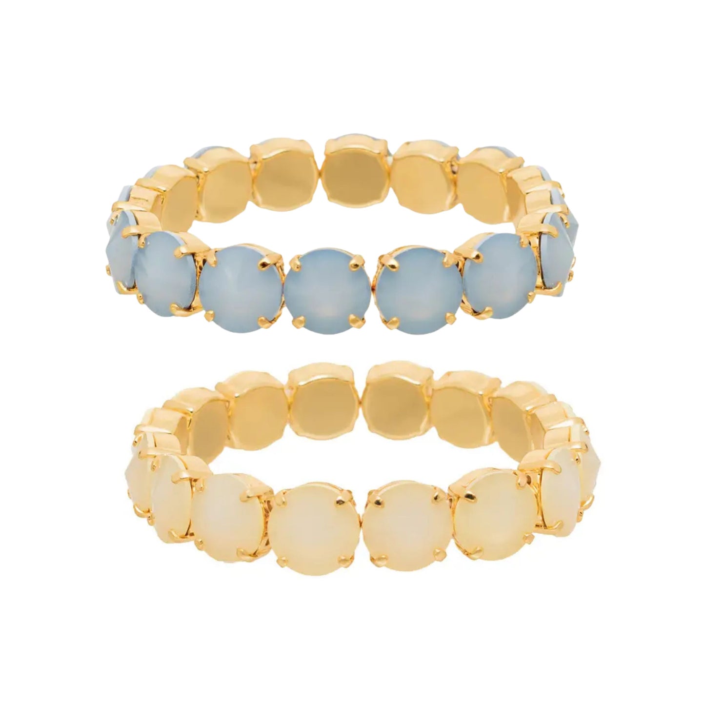 TOVA - Croatia Stretch Bracelet - Ultra White Opal Fairy Dust ( Colors)