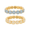 TOVA - Croatia Stretch Bracelet - Ultra White Opal Fairy Dust ( Colors)