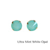 TOVA - The Basics Studs in Fairy Dust White Opal (7 colors)