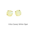 TOVA - The Basics Studs in Fairy Dust White Opal (7 colors)
