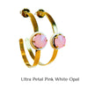 TOVA - Sophy Hoops in Fairy Dust White Opal (7 colors)