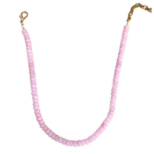 TOVA - Pollyanna Necklace in Baby Pink