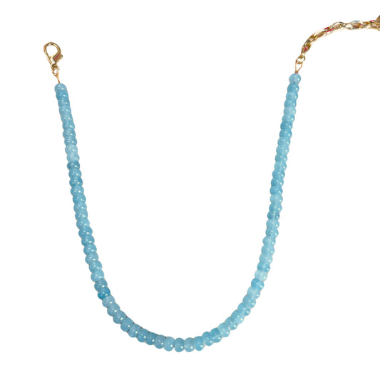 TOVA - Pollyanna Necklace in Pigeon Blue