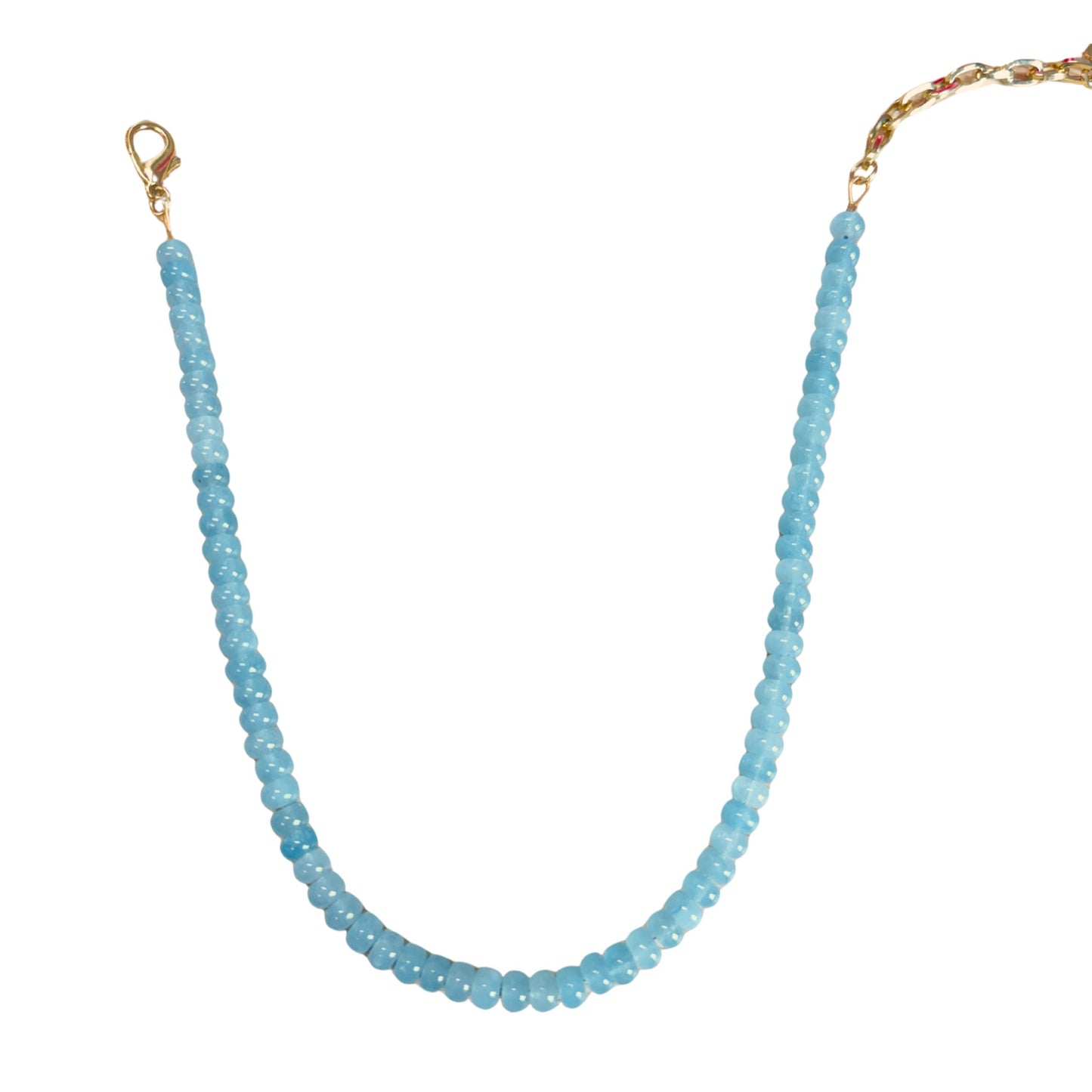 TOVA - Pollyanna Necklace in Pigeon Blue