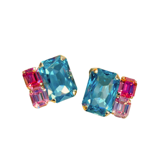 TOVA - The Diana Earrings in Pastels