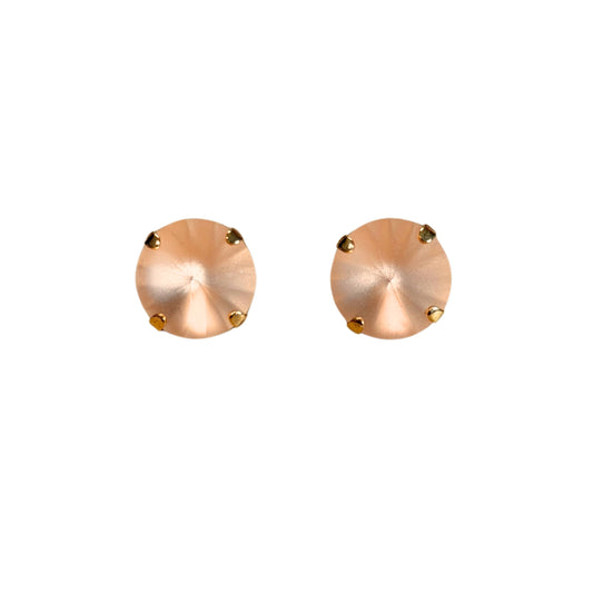 TOVA - The Basics Studs in Light Peach Matte