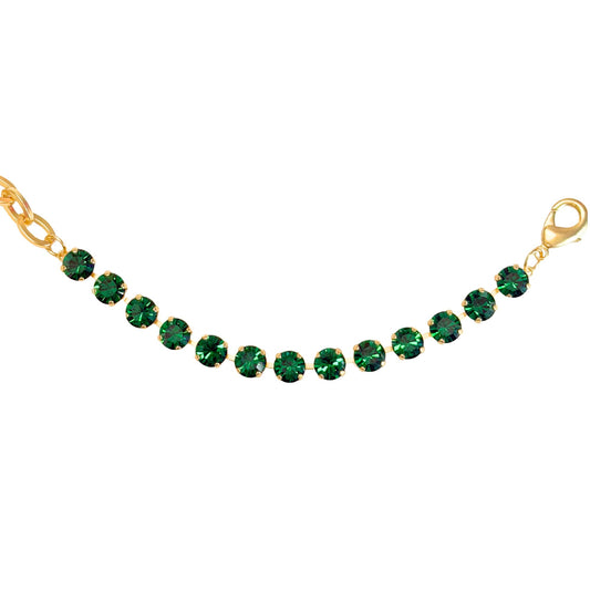 TOVA - The Izzy Bracelet in Christmas Green