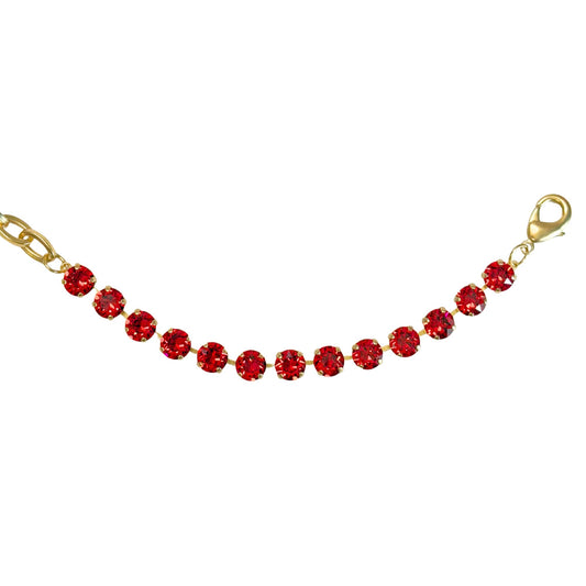 TOVA - The Izzy Bracelet in Antique Gold Red