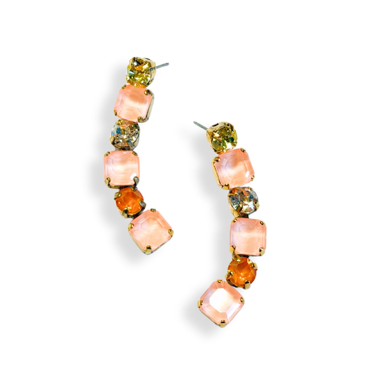 TOVA - The Poppy Earrings in Ultra Chiffon