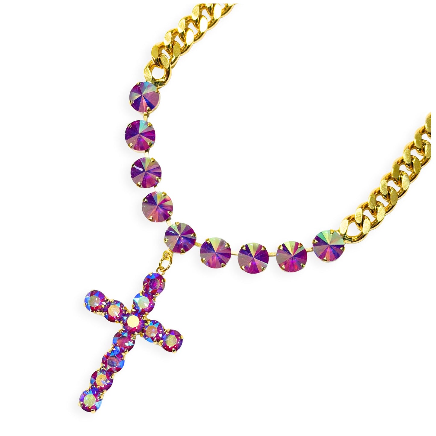 TOVA - Sofitella Necklace in Ultra Orchid AB