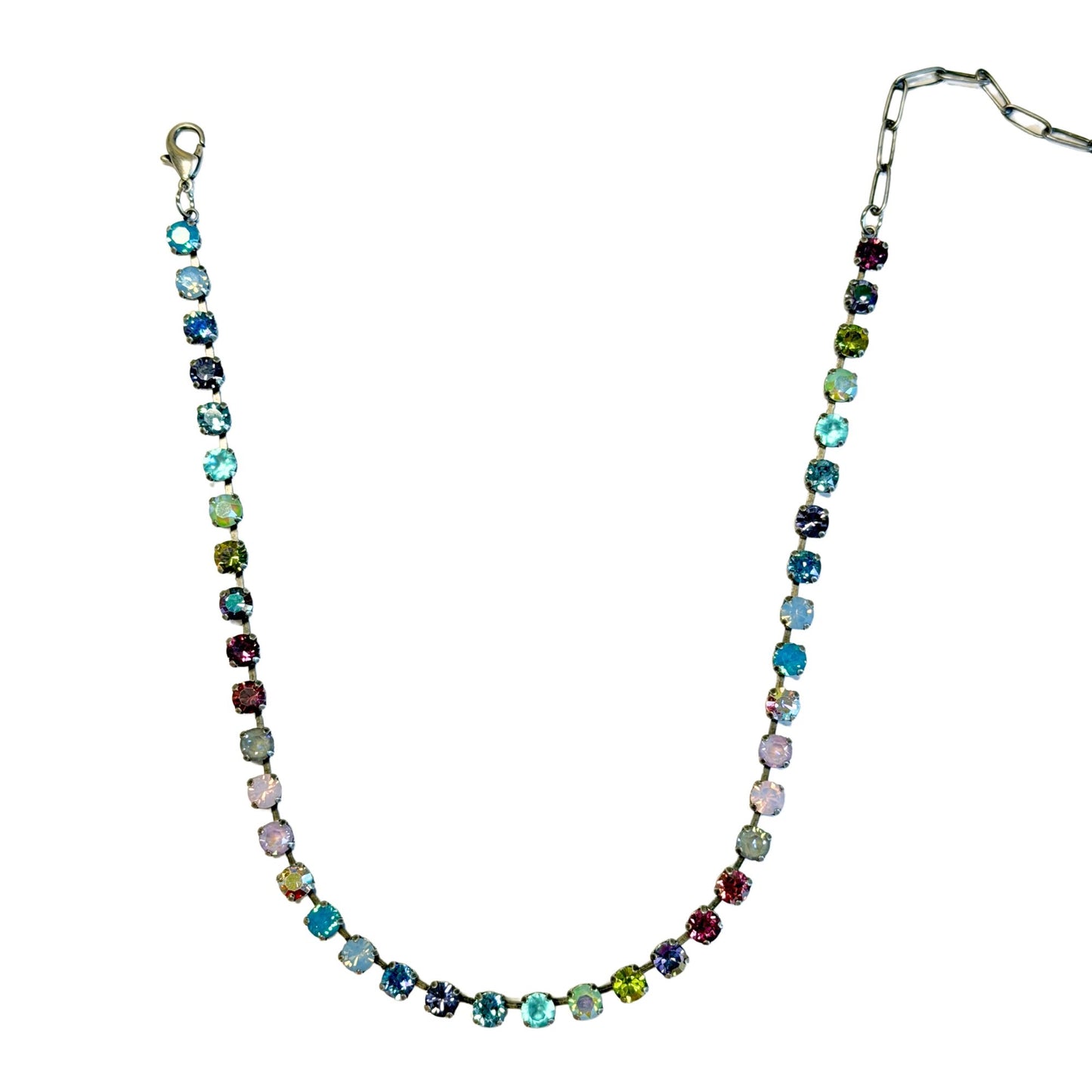 TOVA - The Sarina Necklace in Antique Silver - Twinkle Shine