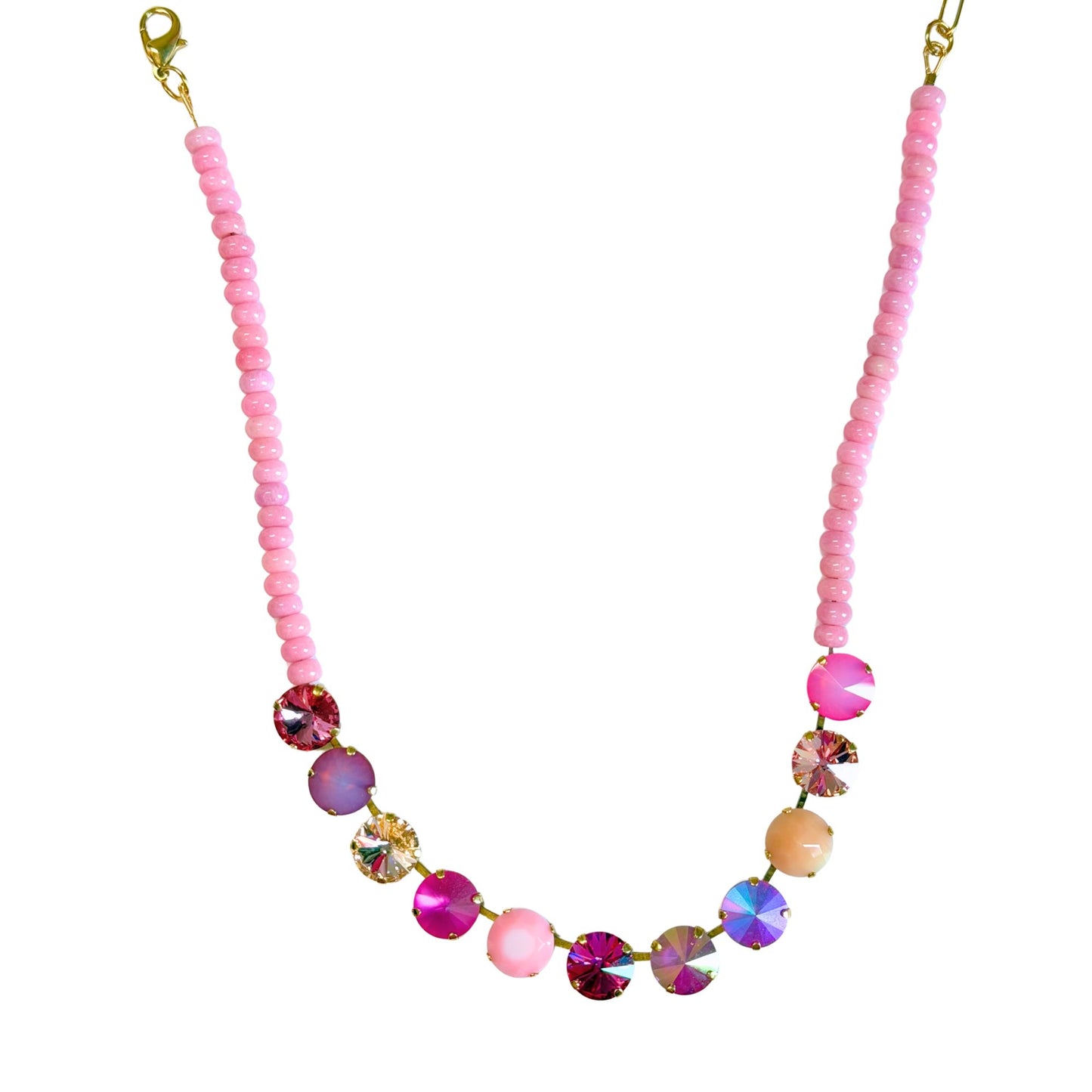 TOVA - Alexandria Necklace in Blush Maroon Cowgirl