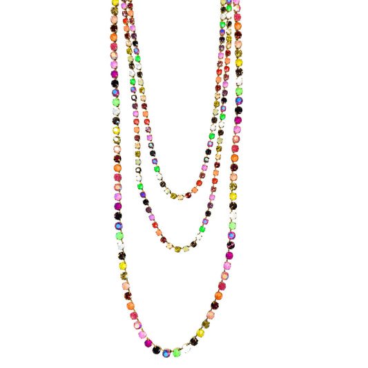 TOVA - Triple Pop Pow Necklace in Ombre