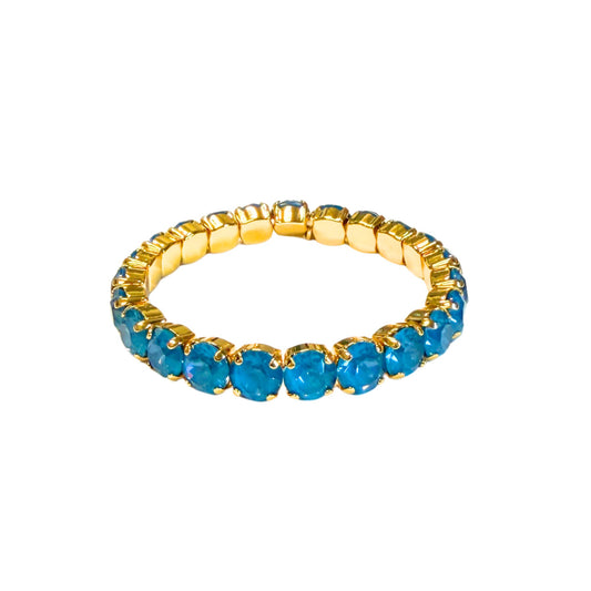 TOVA - The Oakland Stretch Bracelet in Teal Ignite