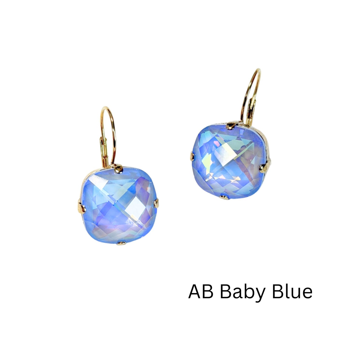 TOVA -  Caitlin Square Earrings (6 Colors)