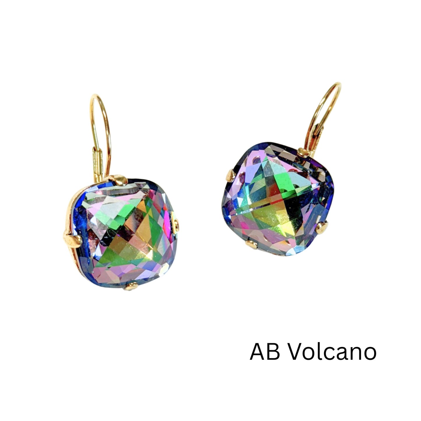 TOVA -  Caitlin Square Earrings (6 Colors)