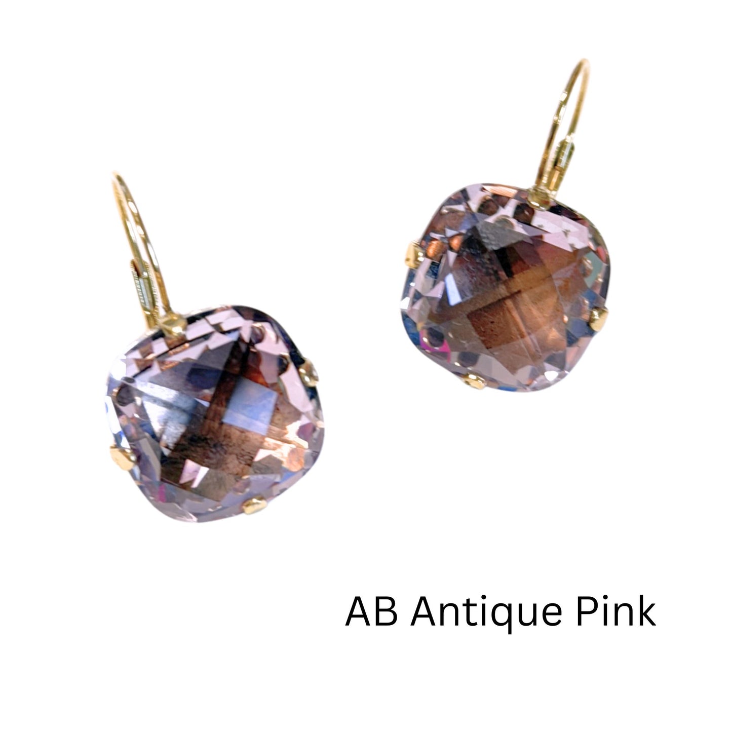 TOVA -  Caitlin Square Earrings (6 Colors)