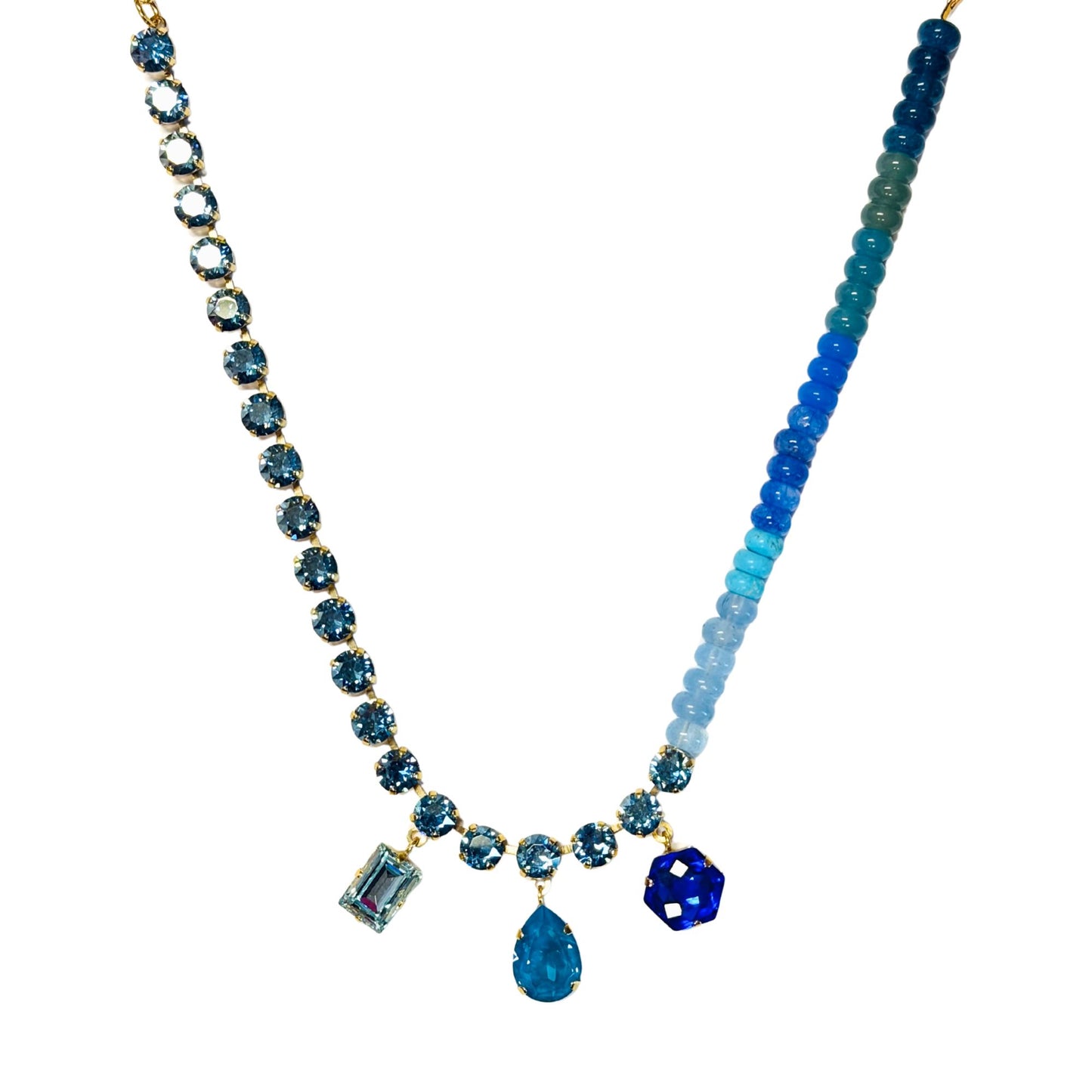 TOVA - Glitterbelle Necklace in Skylie