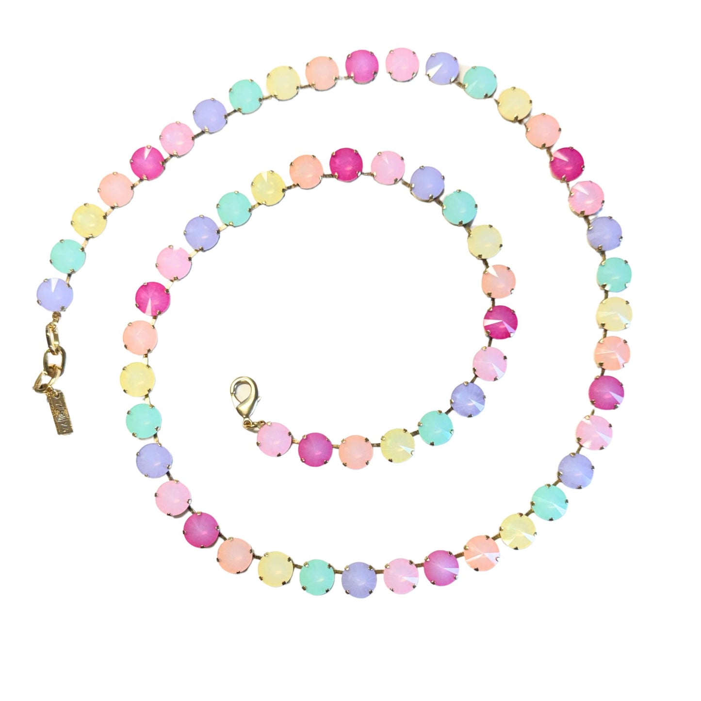 TOVA - The Celia Necklace in Ultra White Opal Mix