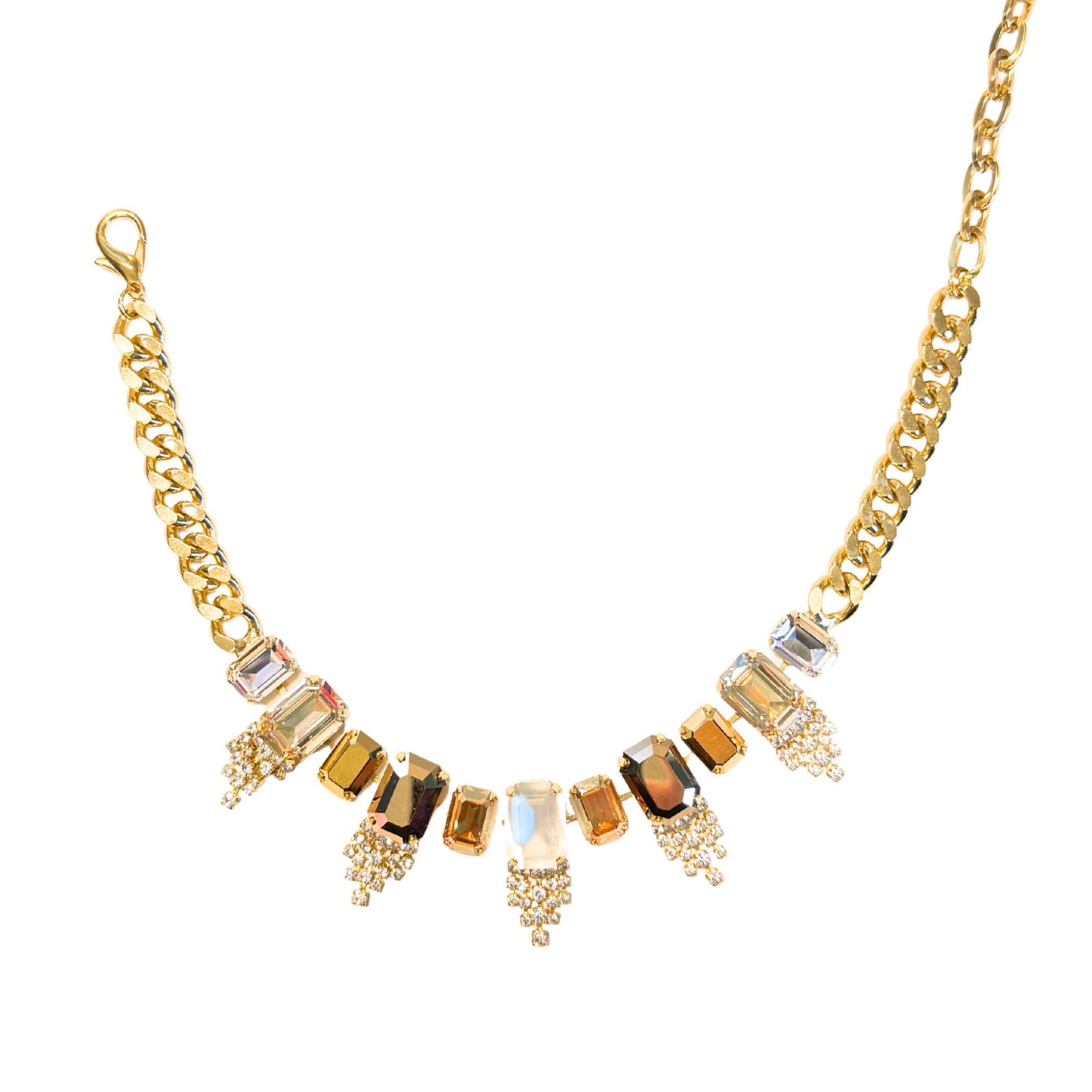 TOVA - The Monroe Necklace in Metallic Mix