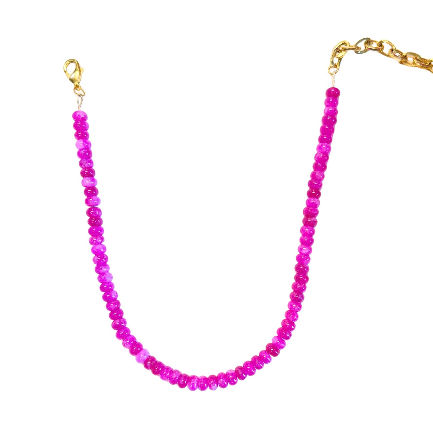 TOVA - Pollyanna Necklace in Hot Pink