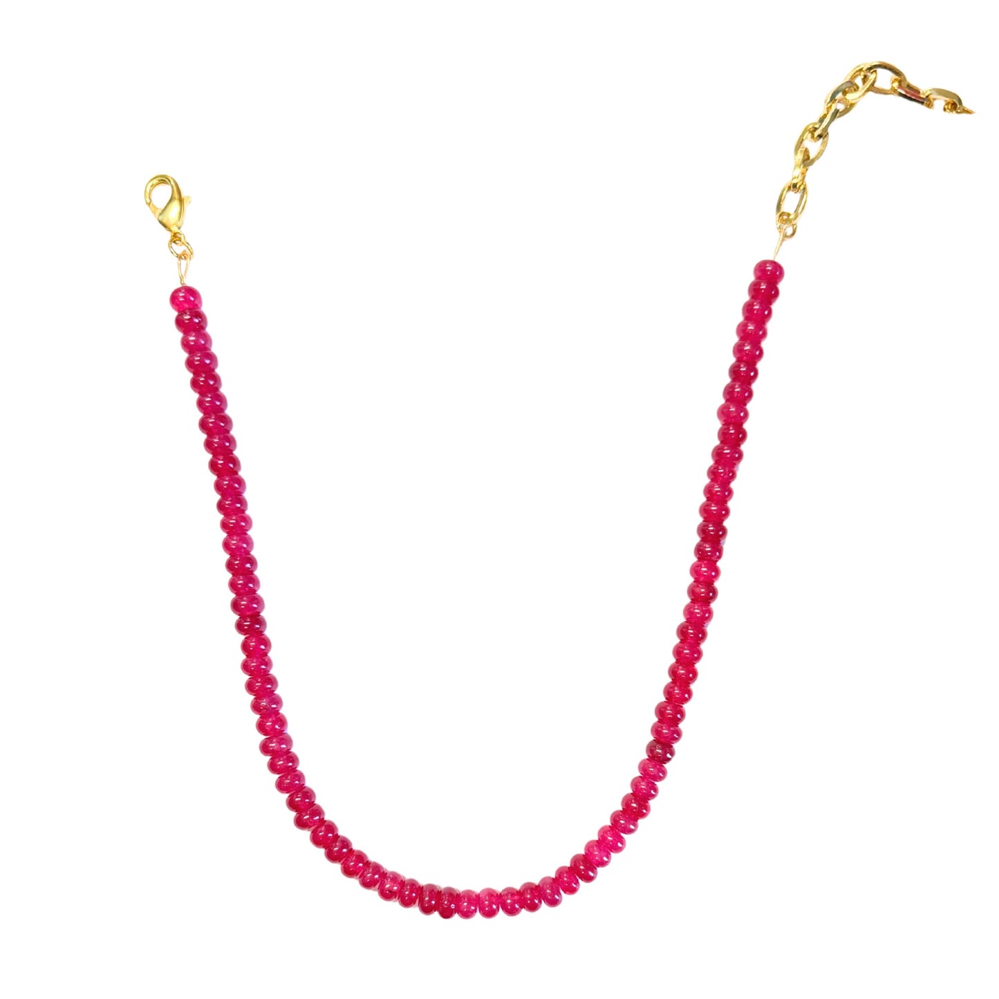 TOVA - Pollyanna Necklace in Ruby Pink