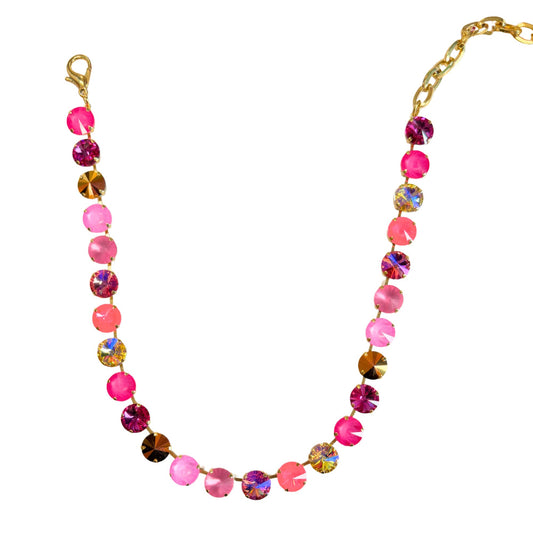 TOVA - The Sofia Necklace - Pink Mix